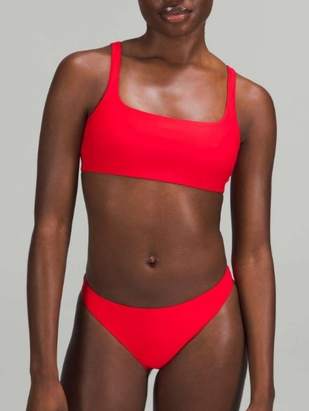 Lululemon Athletica SET Waterside Super-High-Rise High-Leg Bottom,Square NeckTop